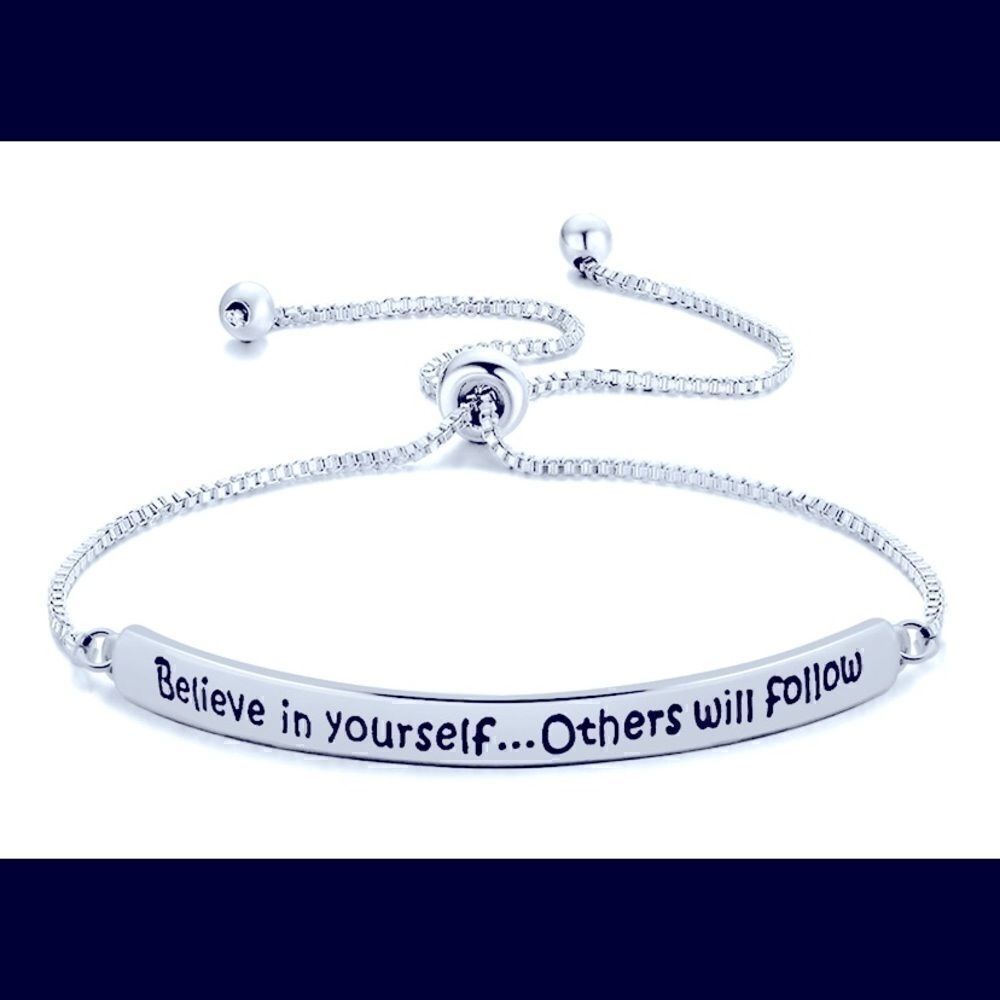 💥 Inspirational Bracelet believe in yourself